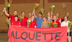 Bc Alouette huldigt kampioenen Bc Alouette huldigt kampioenen