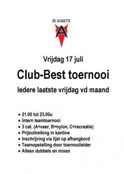 Club-Best toernooi