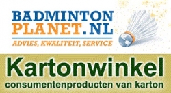 Sponsorovereenkomst Badmintonplanet en Kartonwinkel verlengd