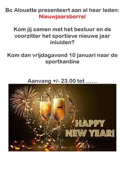 Nieuwjaarsborrel